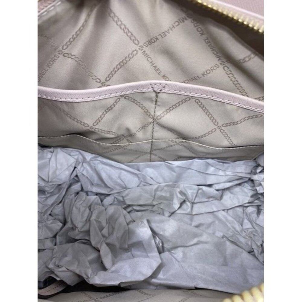 Michael Kors New Cleo Medium Satchel Soft Pink Saffiano Leather Cross Bo… - Picture 4 of 10